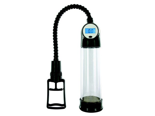 Automatic vacuum pump with monitor installed