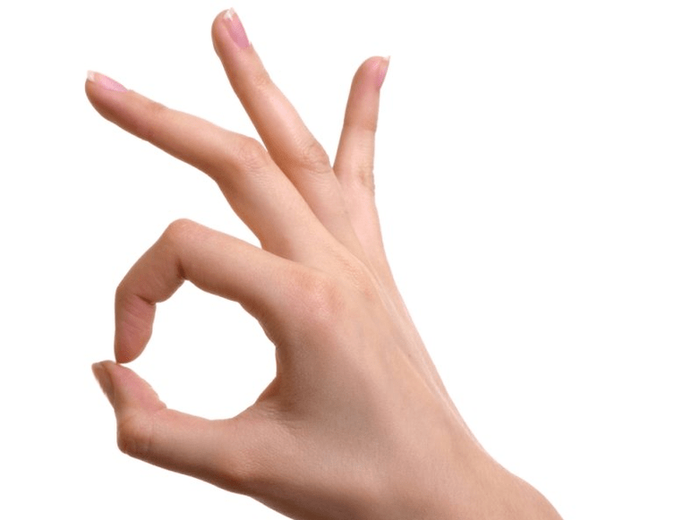 The finger of the technique in the court