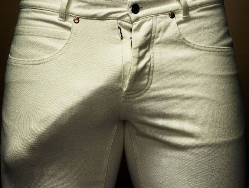 penis grows in pants