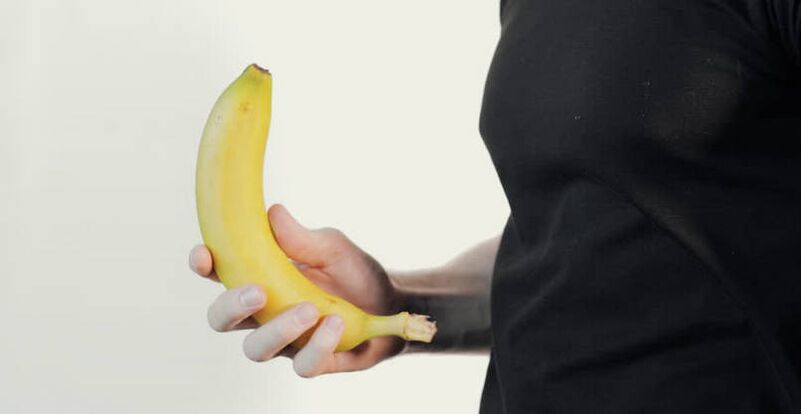 massage for penis enlargement using banana example